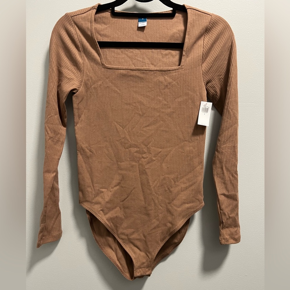 Old Navy Women’s Square-neck Rib-knit Bodysuit